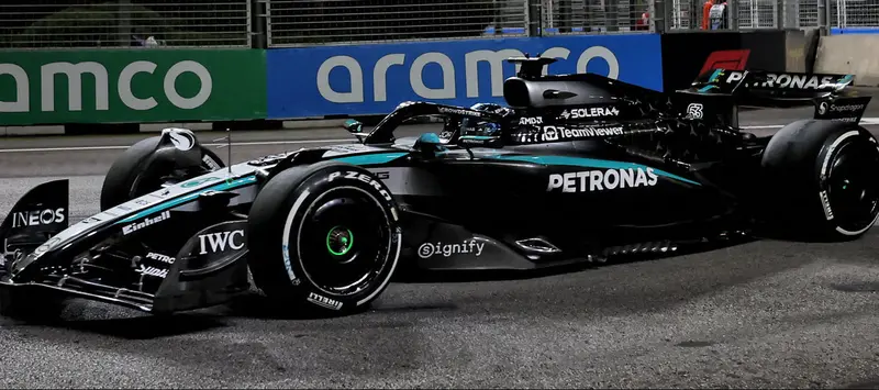 (Pre-Order) 1:18 2025 George Russell -- Singapore Gp Winner -- #63 Mercedes-Amg W16 -- Minichamps F1 1