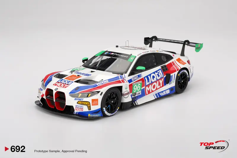 (Pre-Order) 1:18 2025 Imsa Daytona 24 Hrs -- #96 Bmw M4 Gt3 Evo -- Topspeed Model 1