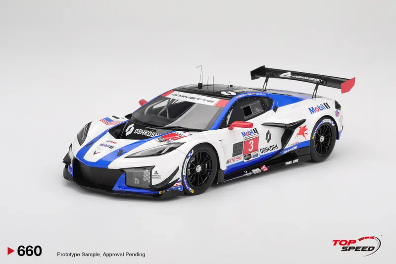 (Pre-Order) 1:18 2025 Imsa Sebring 12 Hrs -- #3 Chevrolet Corvette Z06 Gt3.R -- Topspeed Model 1