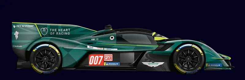 (Pre-Order) 1:18 2025 Le Mans 24H -- #007 Aston Martin Valkyrie Thor Team -- Spark 1