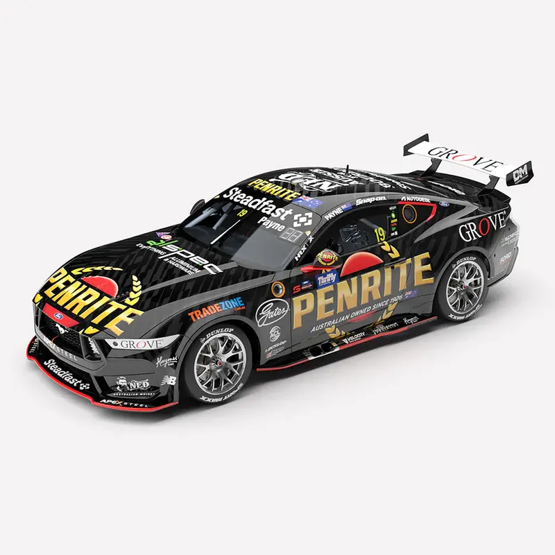 (Pre-Order) 1:18 2025 Matthew Payne -- #19 Ford Mustang Gt -- Authentic Collectables 1