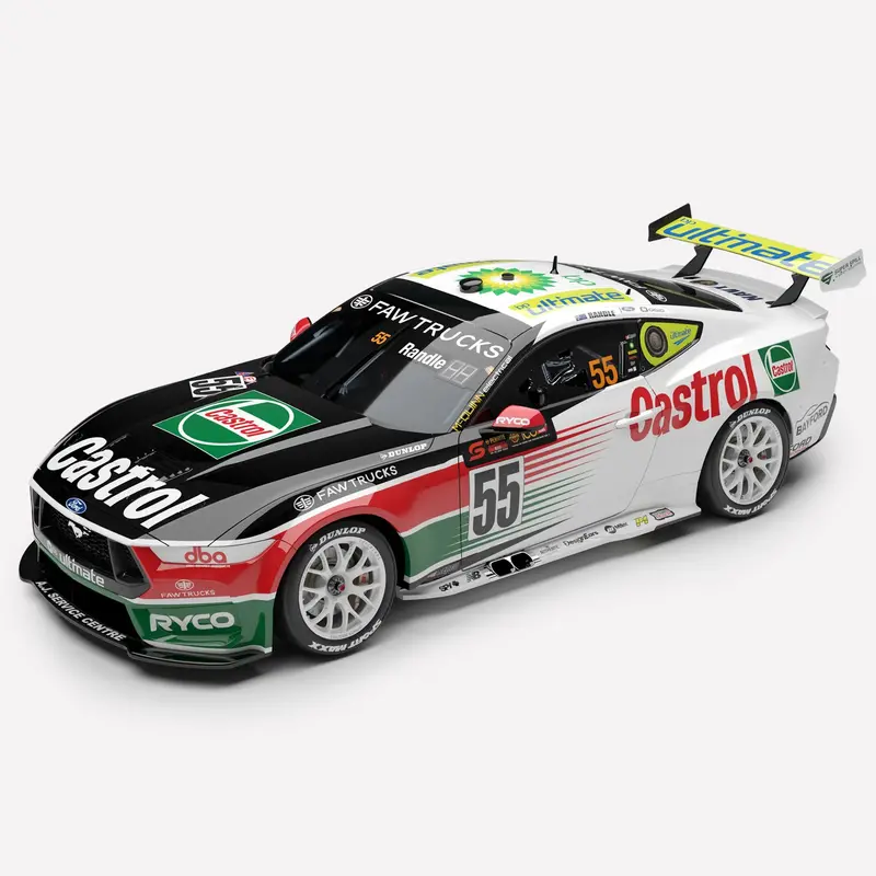 (Pre-Order) 1:18 2025 Sandown Retro -- #55 Castrol Ford Mustang Gt -- Authentic Collectables 1