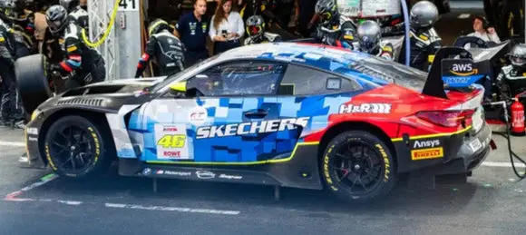 (Pre-Order) 1:18 2025 Spa 24 Hour -- #46 Valentino Rossi Team Wrt Bmw -- Spark 1