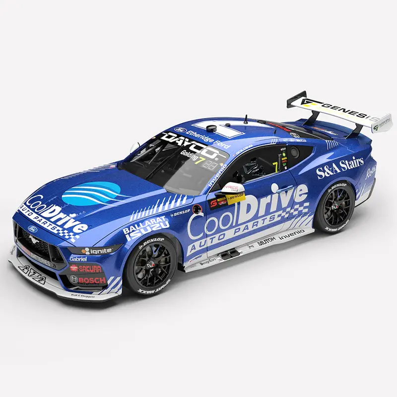 (Pre-Order) 1:18 2026 James Golding -- #7 Cooldrive Ford Mustang -- Authentic Collectables 1