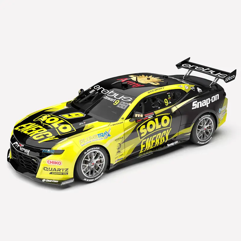 (Pre-Order) 1:18 2026 Jobe Stewart -- #9 Solo Energy Chevrolet Camaro -- Authentic Collectables 1