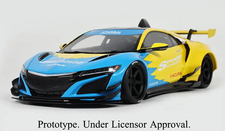 (Pre-Order) 1:18 Acura Nsx By Jonisbal -- Spoon Sports Honda -- Gt Spirit 1