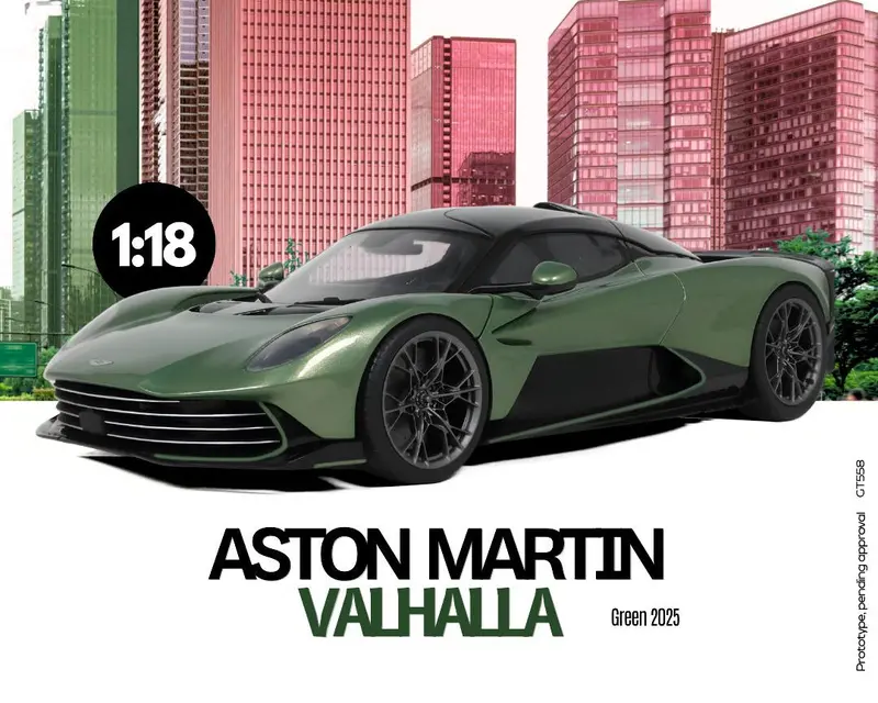 (Pre-Order) 1:18 Aston Martin Valhalla -- Green -- Gt Spirit 1