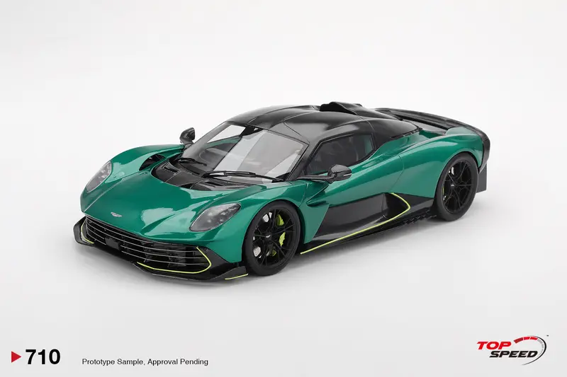 (Pre-Order) 1:18 Aston Martin Valhalla -- Podium Green -- Topspeed Model 1