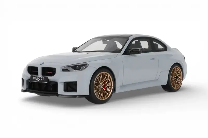 (Pre-Order) 1:18 Bmw (G87) M2 Cs -- Brooklyn Grey -- Gt Spirit 1