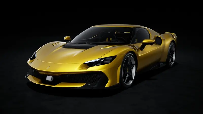 (Pre-Order) 1:18 Ferrari 296 Speciale 2025 -- Montecarlo Yellow Metallic -- Polistil 1
