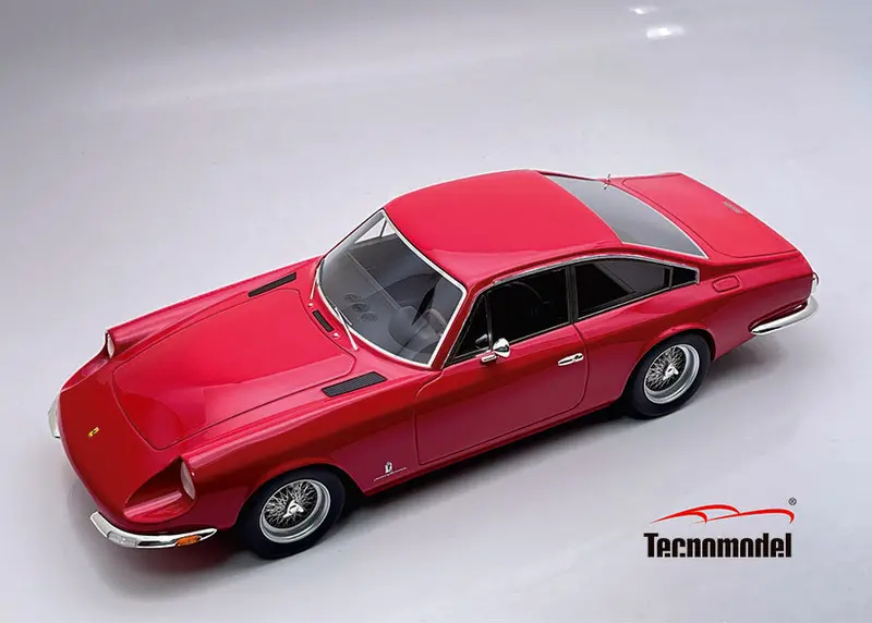 (Pre-Order) 1:18 Ferrari 365 Gt 2+2 1967 -- Red -- Tecnomodel 1