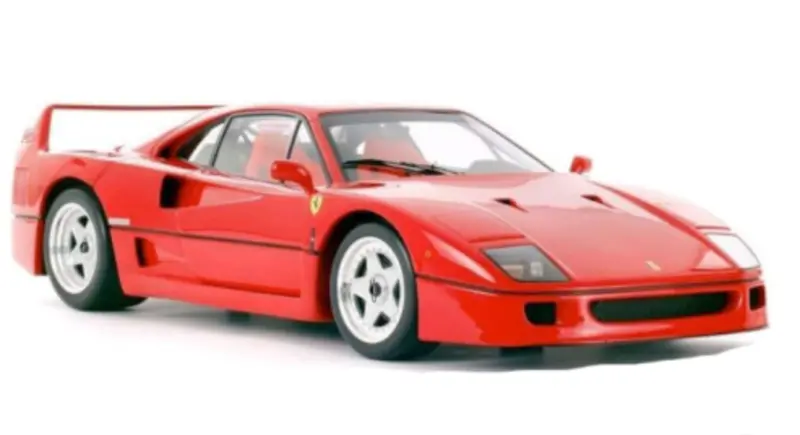 (Pre-Order) 1:18 Ferrari F40 1987 -- Red -- Bburago 1