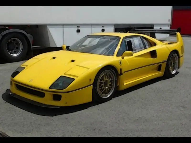 (Pre-Order) 1:18 Ferrari F40 Lm (1989) - Press Version -- Yellow Modena -- Top Marques 1