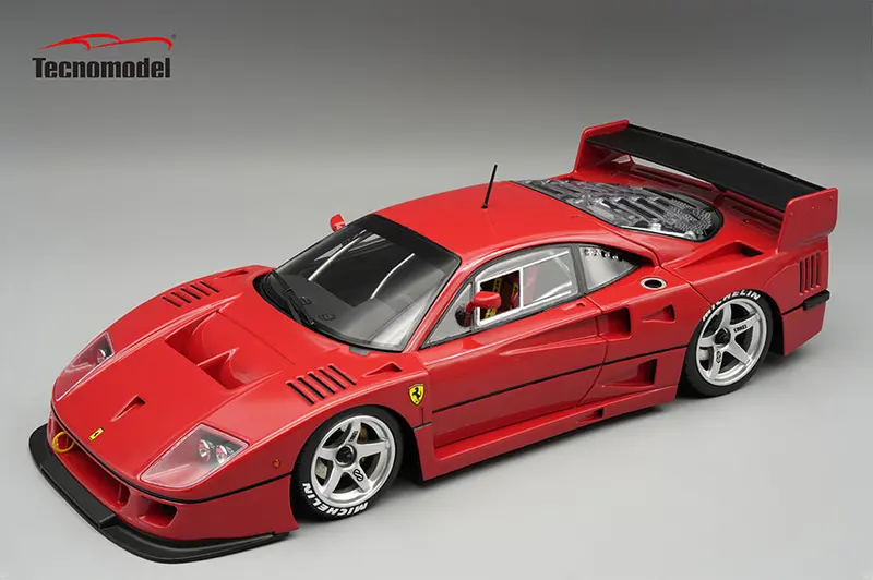 (Pre-Order) 1:18 Ferrari F40 Lm -- Plain Red - Press Version -- Tecnomodel 1