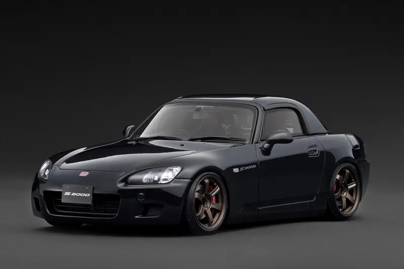 (Pre-Order) 1:18 Honda S2000 (Ap1) -- Black -- Ignition Model Ig3921 2