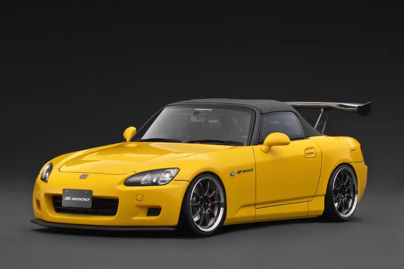 (Pre-Order) 1:18 Honda S2000 (Ap1) -- Yellow -- Ignition Model Ig3919 2