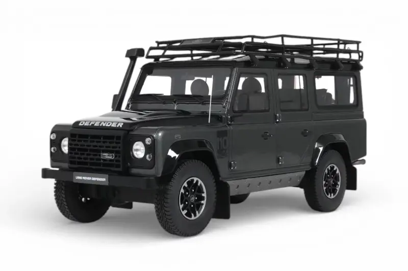 (Pre-Order) 1:18 Land Rover Defender 110 Sw Adventure Edition -- Corris Grey -- Gt Spirit 1