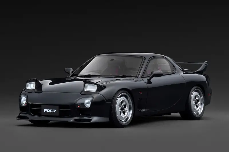 (Pre-Order) 1:18 Mazda Rx-7 Mazdaspeed A-Spec (Fd3s) -- Black -- Ignition Model Ig3943 1