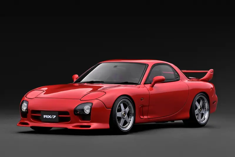 (Pre-Order) 1:18 Mazda Rx-7 Mazdaspeed A-Spec (Fd3s) -- Red -- Ignition Model Ig3945 1