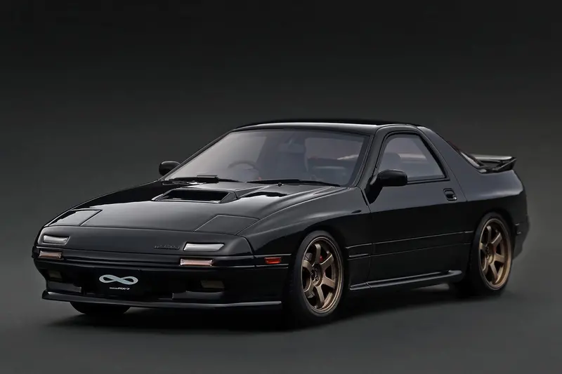 (Pre-Order) 1:18 Mazda Savanna Rx-7 Infini (Fc3s) -- Black -- Ignition Model Ig4090 1