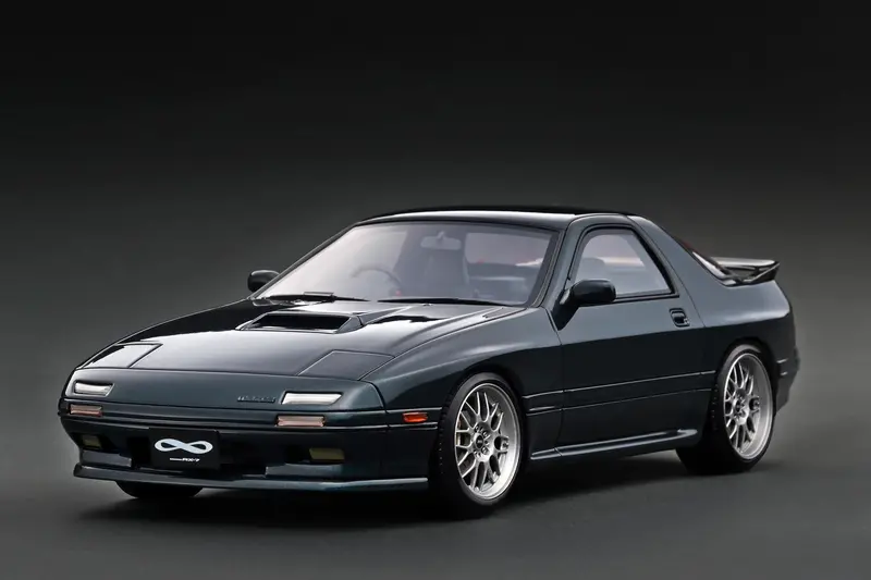 (Pre-Order) 1:18 Mazda Savanna Rx-7 Infini (Fc3s) -- Dark Green -- Ignition Model Ig4091 1