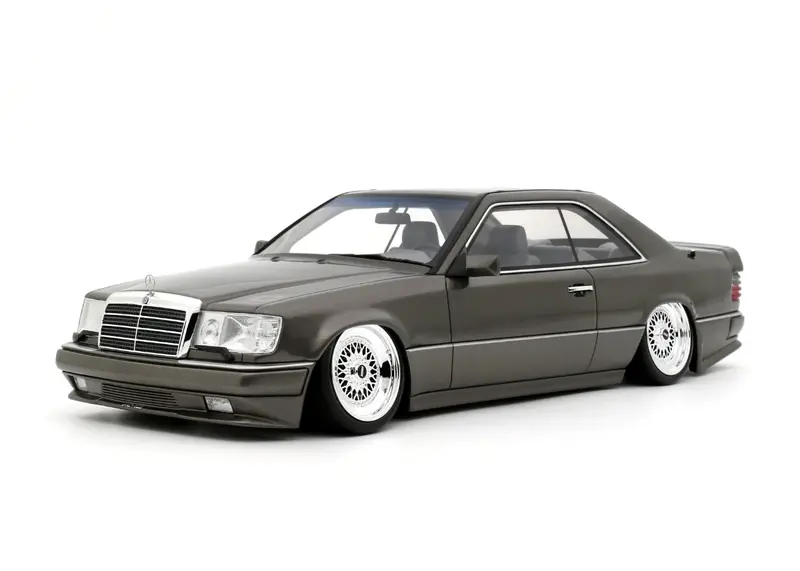 (Pre-Order) 1:18 Mercedes-Benz C124 Amg "Stance" -- Anthracite Grey -- Ottomobile Ot1241 1