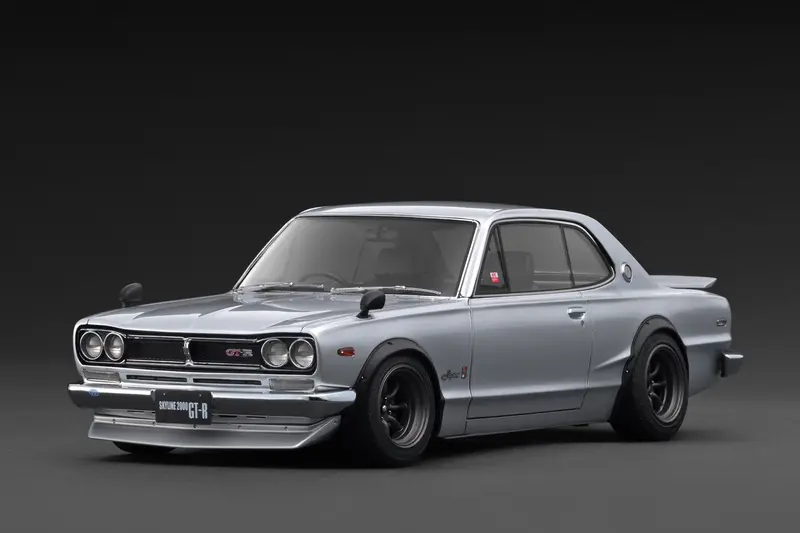 (Pre-Order) 1:18 Nissan Skyline 2000 Gt-R (Kpgc10) -- Silver -- Ignition Model Ig4031 1