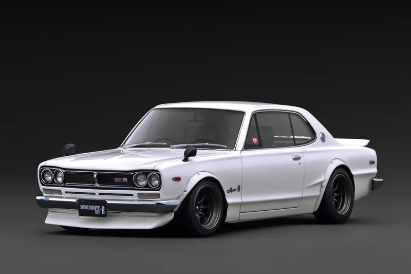 (Pre-Order) 1:18 Nissan Skyline 2000 Gt-R (Kpgc10) -- White -- Ignition Model Ig4034 1