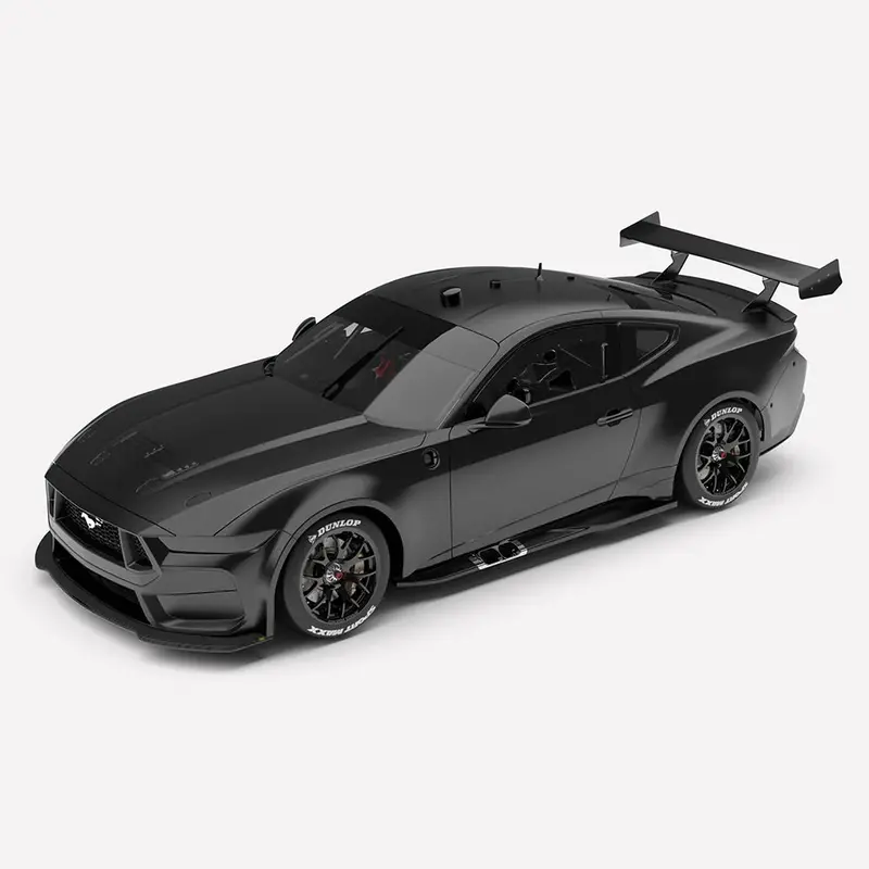 (Pre-Order) 1:18 Plain Body - Black -- Ford Mustang Gt Gen3 Supercar -- Authentic Collectables 1