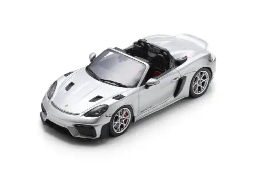 (Pre-Order) 1:18 Porsche 718 (982) Spider Rs Cabriolet -- Silver -- Schuco 1