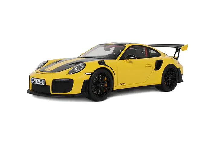 (Pre-Order) 1:18 Porsche 911 (992.1) Gt2 Rs Nurburgring Lap Record -- Yellow -- Gt Spirit 1