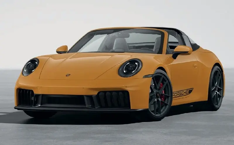 (Pre-Order) 1:18 Porsche 911 (992) Targa 4 Gts 2025 -- Bahama Yellow -- Norev 1