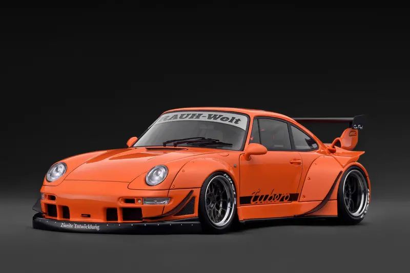 (Pre-Order) 1:18 Rwb 993 (Porsche 911) -- Orange Metallic -- Ignition Model Ig4036 1