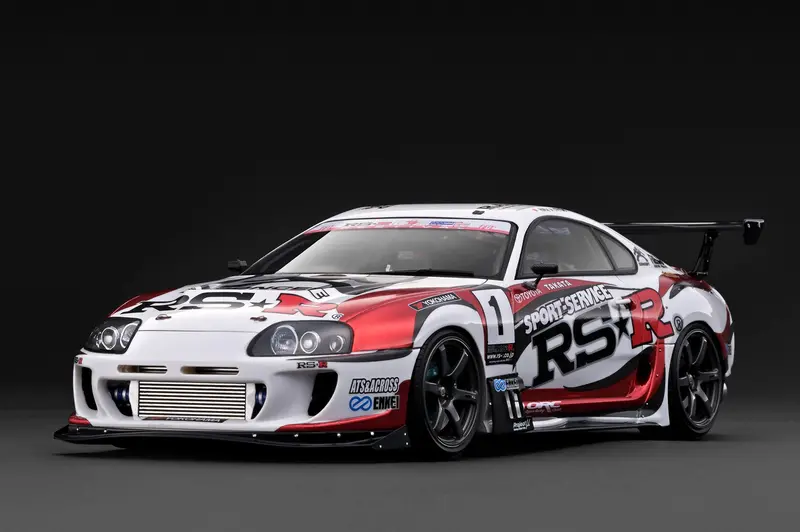 (Pre-Order) 1:18 Toyota Supra Rz (Jza80) -- #1 Rsr White -- Ignition Model Ig3884 1