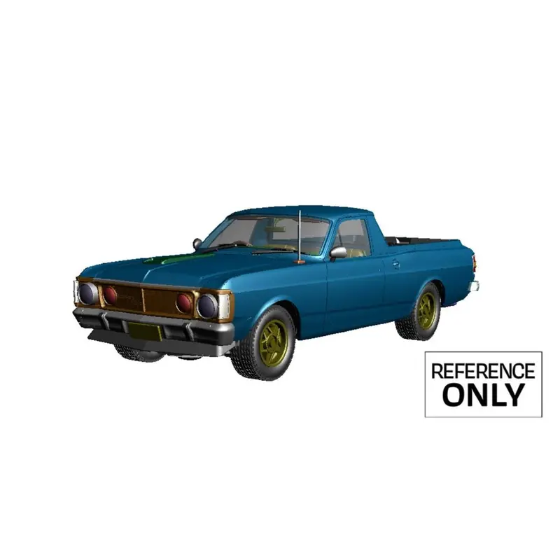 (Pre-Order) 1:24 Ford Xw Falcon Ute -- Candy Red -- Dda Collectibles 1