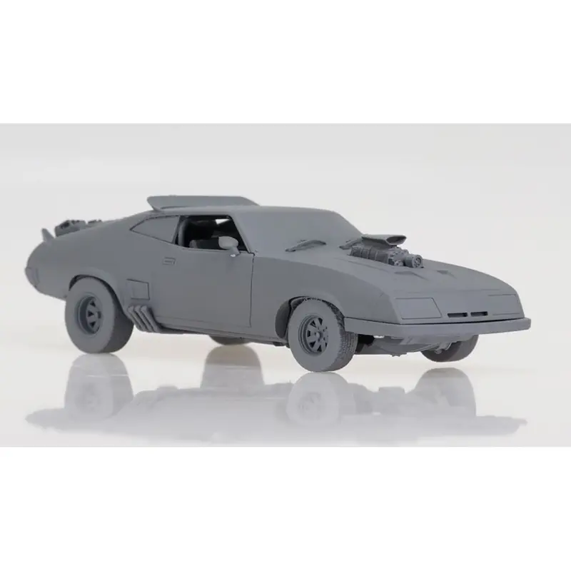 (Pre-Order) 1:24 Mad Max -- Black Interceptor Twin Tanks -- Ford Falcon -- Dda Collectibles 1