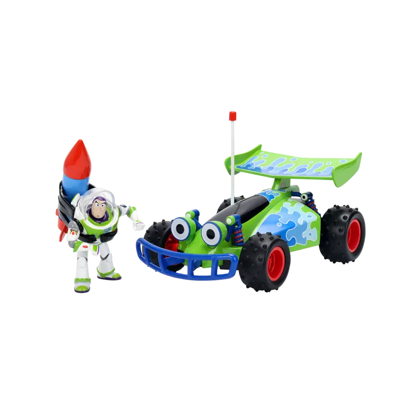 (Pre-Order) 1:24 Toy Story - Buzz Lightyear W/ "Rc" Buggy -- Jada 1