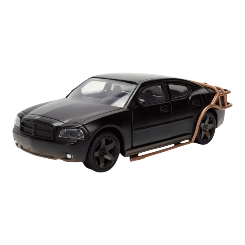 (Pre-Order) 1:32 2006 Dodge Charger Heist Car -- Matt Black W/Cage -- Fast & Furious -- Jada 1