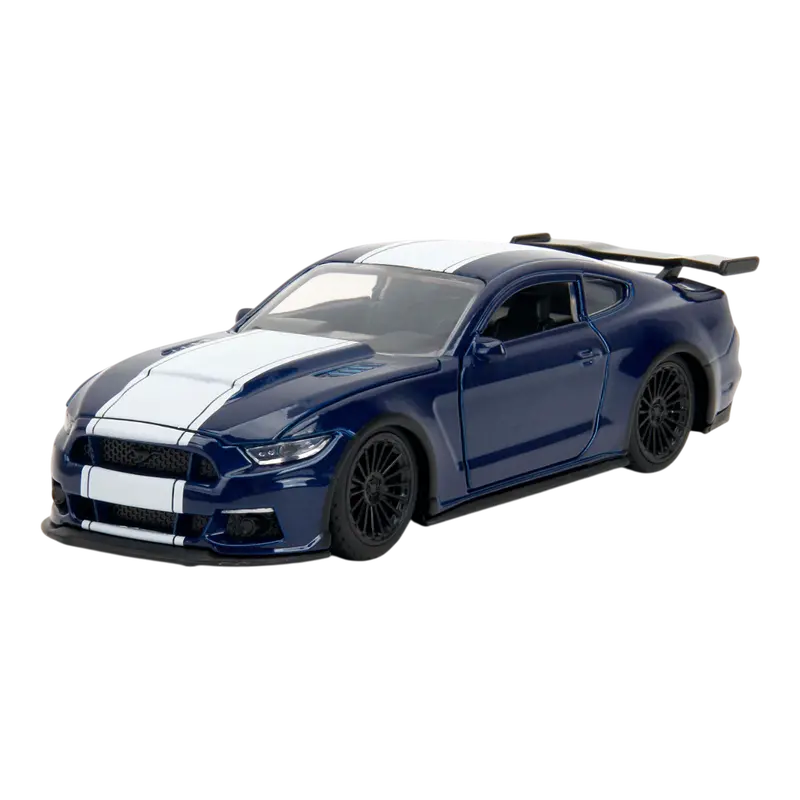(Pre-Order) 1:32 2016 Ford Mustang Gt -- Navy W/White Stripes -- Fast & Furious Jada 1