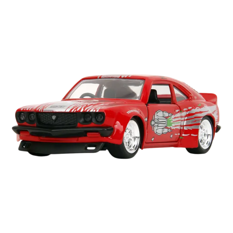 (Pre-Order) 1:32 Dom's Mazda Rx3 (Rx7 Livery) -- Red -- Fast & Furious Jada 1