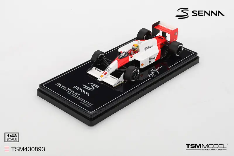 (Pre-Order) 1:43 1988 Ayrton Senna -- Japanese Gp Winner -- #12 Mclaren Mp4/4 -- Tsm-Model 1