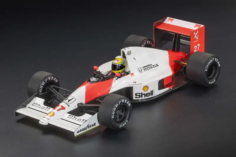 (Pre-Order) 1:43 1990 Ayrton Senna -- Japanese Gp 2Nd Place -- Mclaren Mp4/5B -- Gp Replicas F1 1
