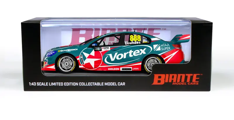(Pre-Order) 1:43 2016 Craig Lowndes -- 251 Round Starts -- Team Vortex -- Biante 1