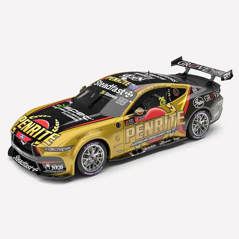 (Pre-Order) 1:43 2024 Bathurst -- #26 Penrite Ford Mustang Gt -- Authentic Collectables 1