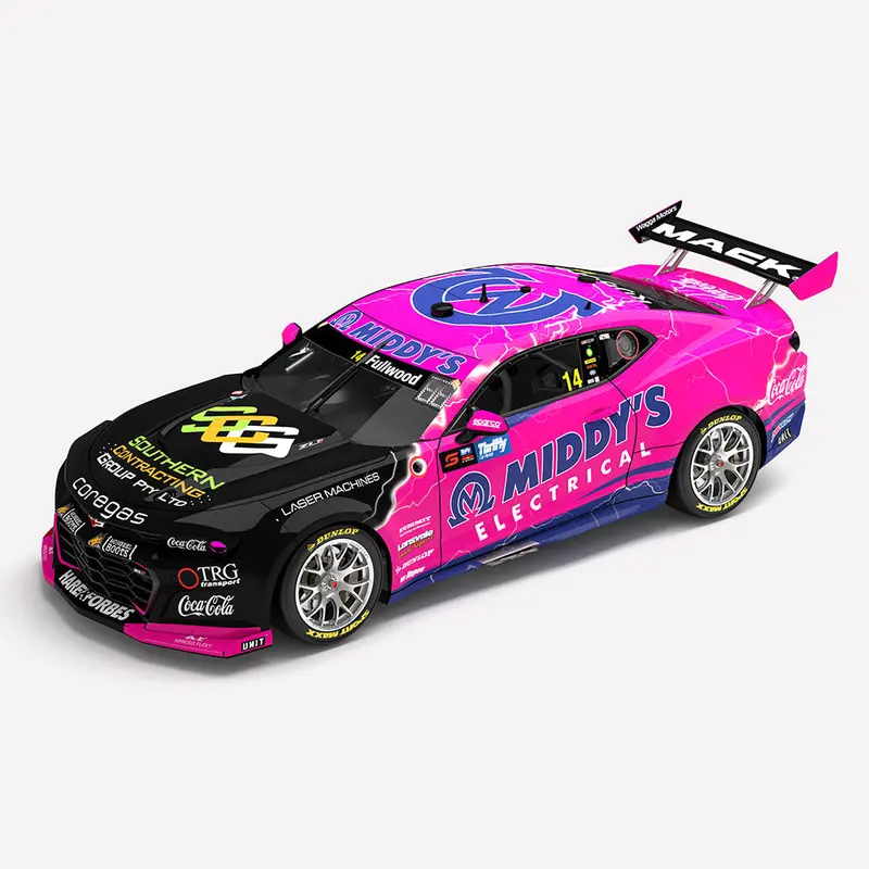 (Pre-Order) 1:43 2024 Bryce Fullwood -- #14 Chevrolet Camaro Zl1 -- Authentic Collectables 1