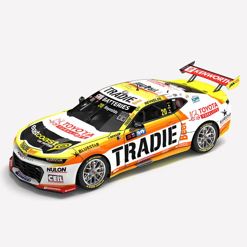 (Pre-Order) 1:43 2024 David Reynolds -- #20 Chevrolet Camaro Zl1 -- Authentic Collectables 1