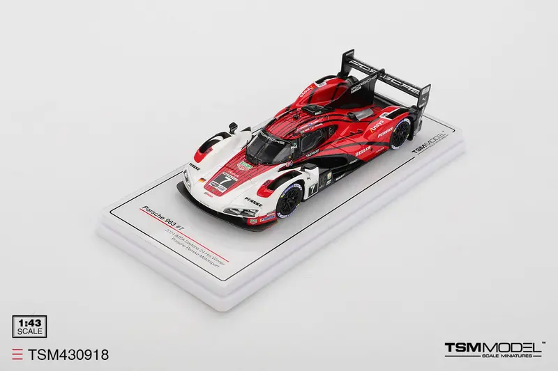 (Pre-Order) 1:43 2024 Imsa Daytona 24 Hrs Winner -- #7 Porsche 963 -- Tsm-Model 1