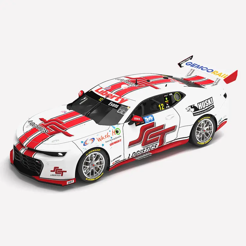 (Pre-Order) 1:43 2024 Jaxon Evans -- #12 Chevrolet Camaro Zl1 -- Authentic Collectables 1