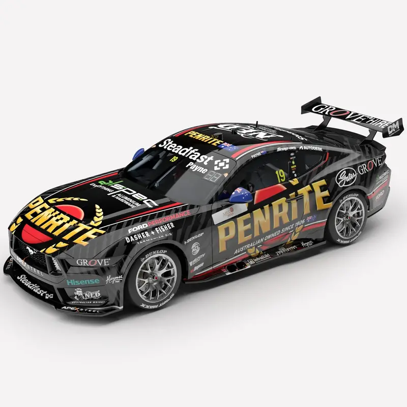 (Pre-Order) 1:43 2024 Matthew Payne -- #19 Ford Mustang Gt -- Authentic Collectables 1