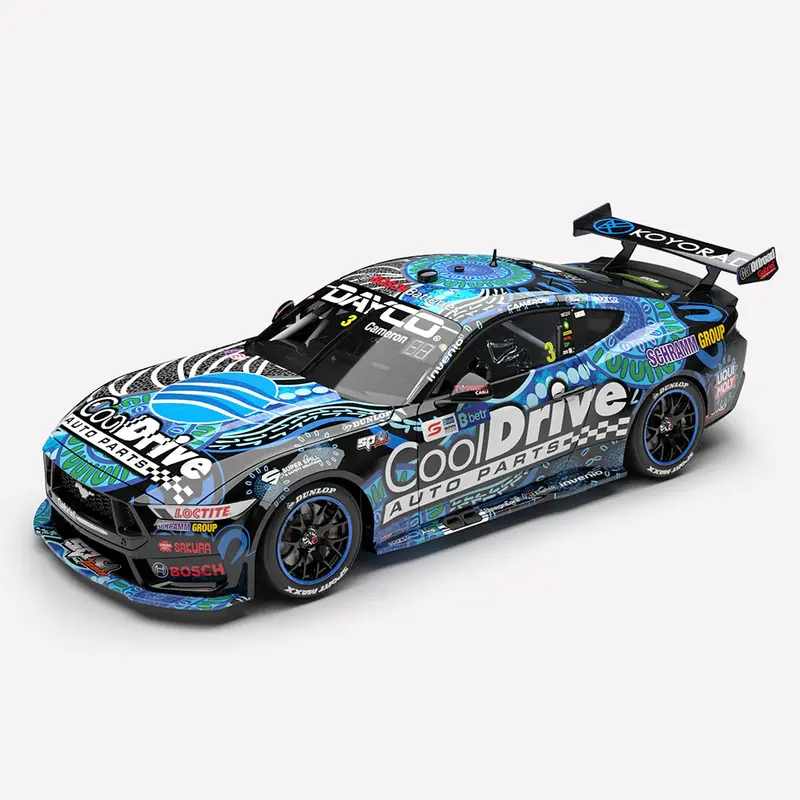 (Pre-Order) 1:43 2025 Aaron Cameron -- Indigenous Livery -- #3 Ford Mustang Gt -- Authentic Collectables 1